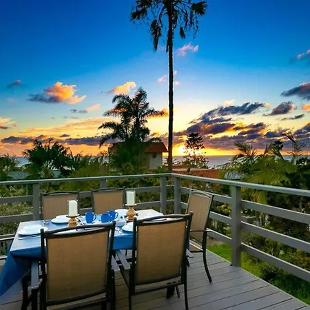 Ocean Views Walk To The Beach With King Suite